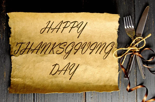 Happy thanksgiving day — Stockfoto