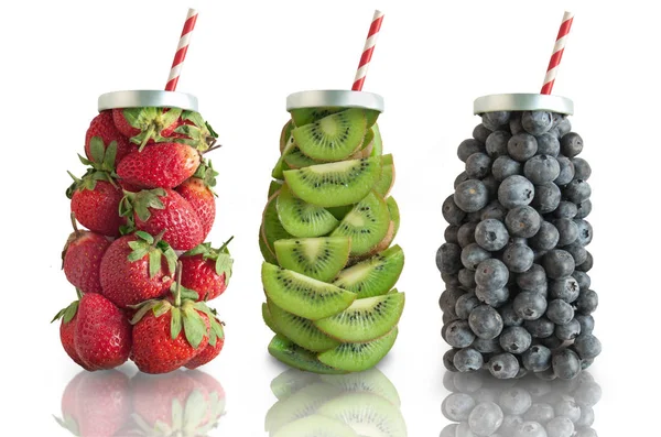Concepto de batido de frutas — Foto de Stock