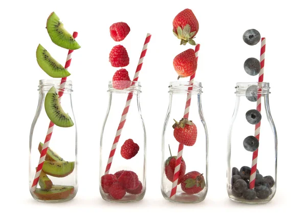 Fruit smoothie making concept — Stock Photo, Image