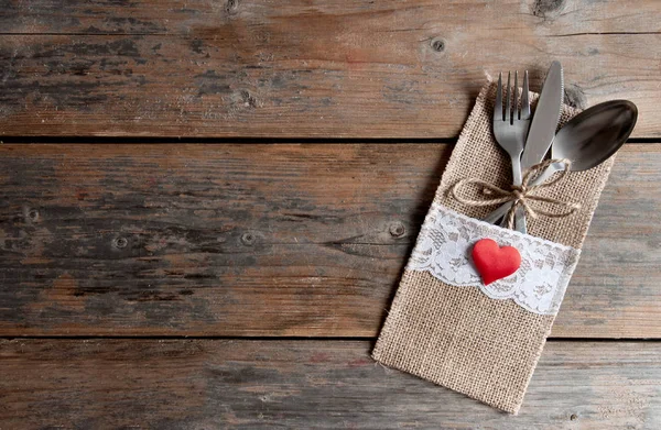 Romantische maaltijd Valentijnsdag achtergrond — Stockfoto