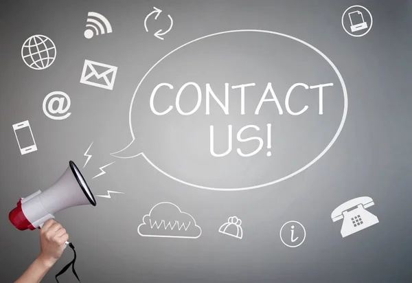 Contact us concept — Stock Photo, Image