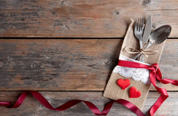 Valentines day romantic dinner background Stock Photo