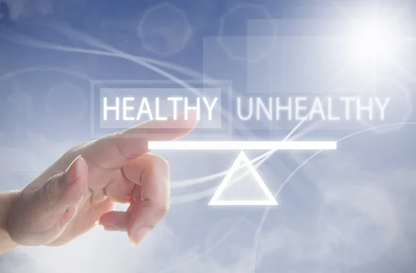 Healthy lifestyle balance concept — Stock Photo, Image