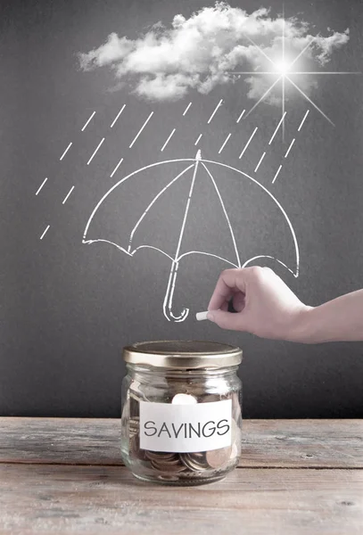 Insurance savings concept — Stock Photo, Image