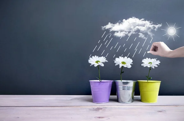 Lente tijd achtergrond met ruimte — Stockfoto