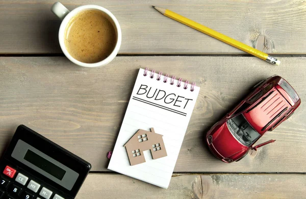 Koncepcja budżetu domowego — Zdjęcie stockowe