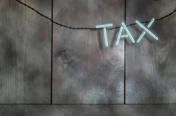 Tax sign background — Stock Photo, Image