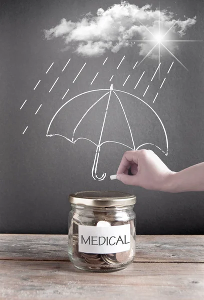 Medicinsk sjukförsäkring — Stockfoto