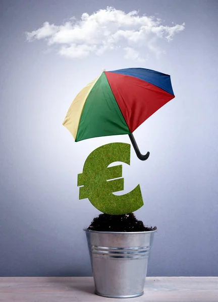 Protezione finanziaria dell'euro — Foto Stock