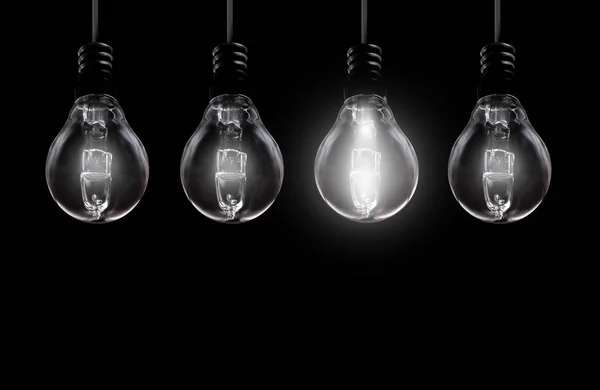 Light bulb background — Stock Photo, Image