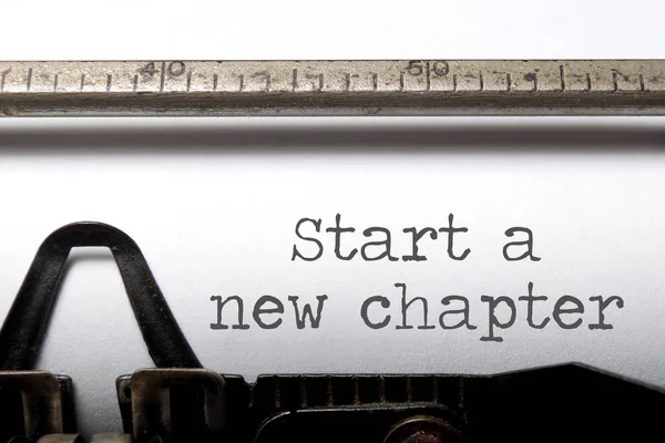 Start a new chapter — Stock Photo, Image