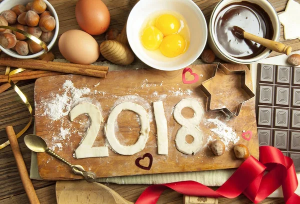2018 новий рік — стокове фото