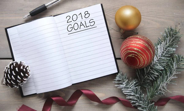 2018 goals — Stock Photo, Image