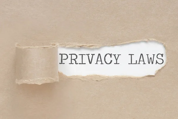 Leggi sulla privacy scoperte — Foto Stock