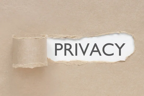 Privacidade descoberta — Fotografia de Stock