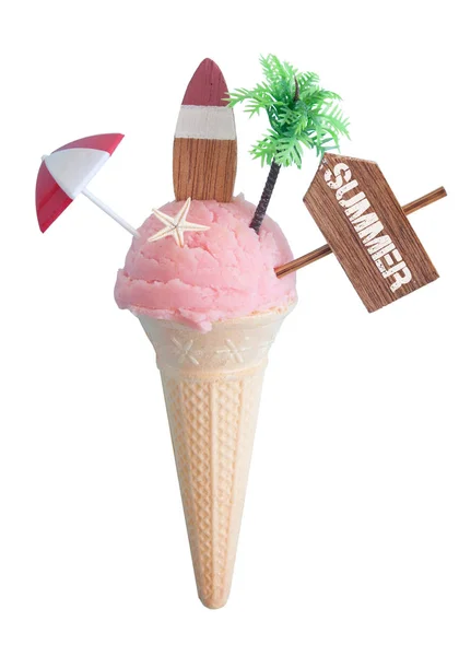 Summer icecream cone — Stock Photo, Image