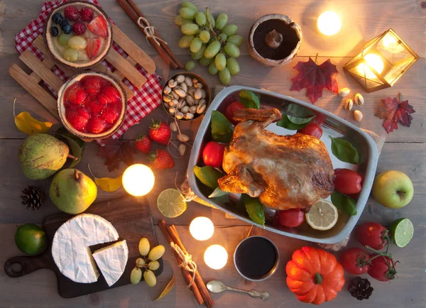 Traditionele seizoensgebonden wintermaaltijd — Stockfoto