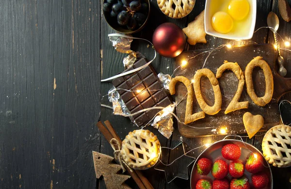 New year baking 2020 — Stock Photo, Image
