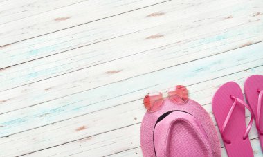 plaj aksesuarları arka plan