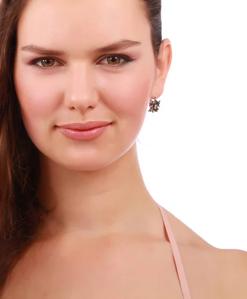 Close up of attractive young girl — Stock Photo, Image