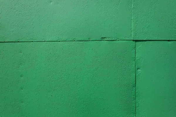 緑で塗装された鋼板金属 — ストック写真