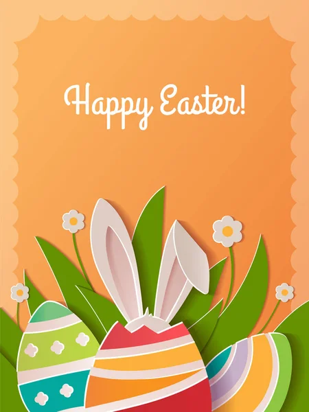 Mutlu Paskalya kartpostal kağıt