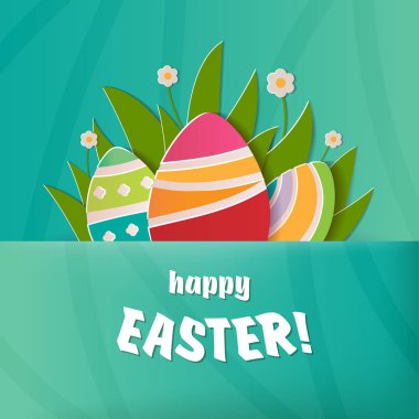 Mutlu Paskalya tebrik kartları.