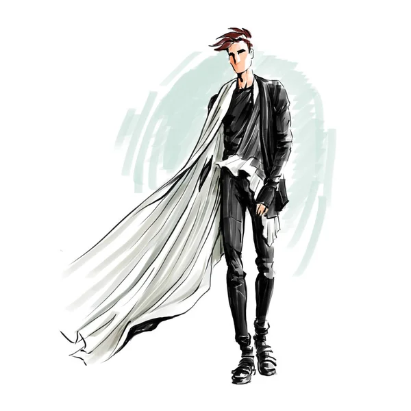 Modern erkek moda konsepti