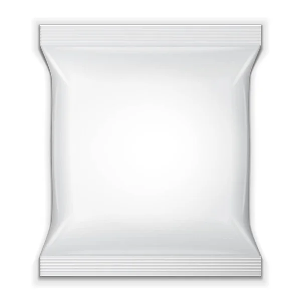 Download White Blank Foil Food Snack Sachet Bag Hang Slot Packaging ...