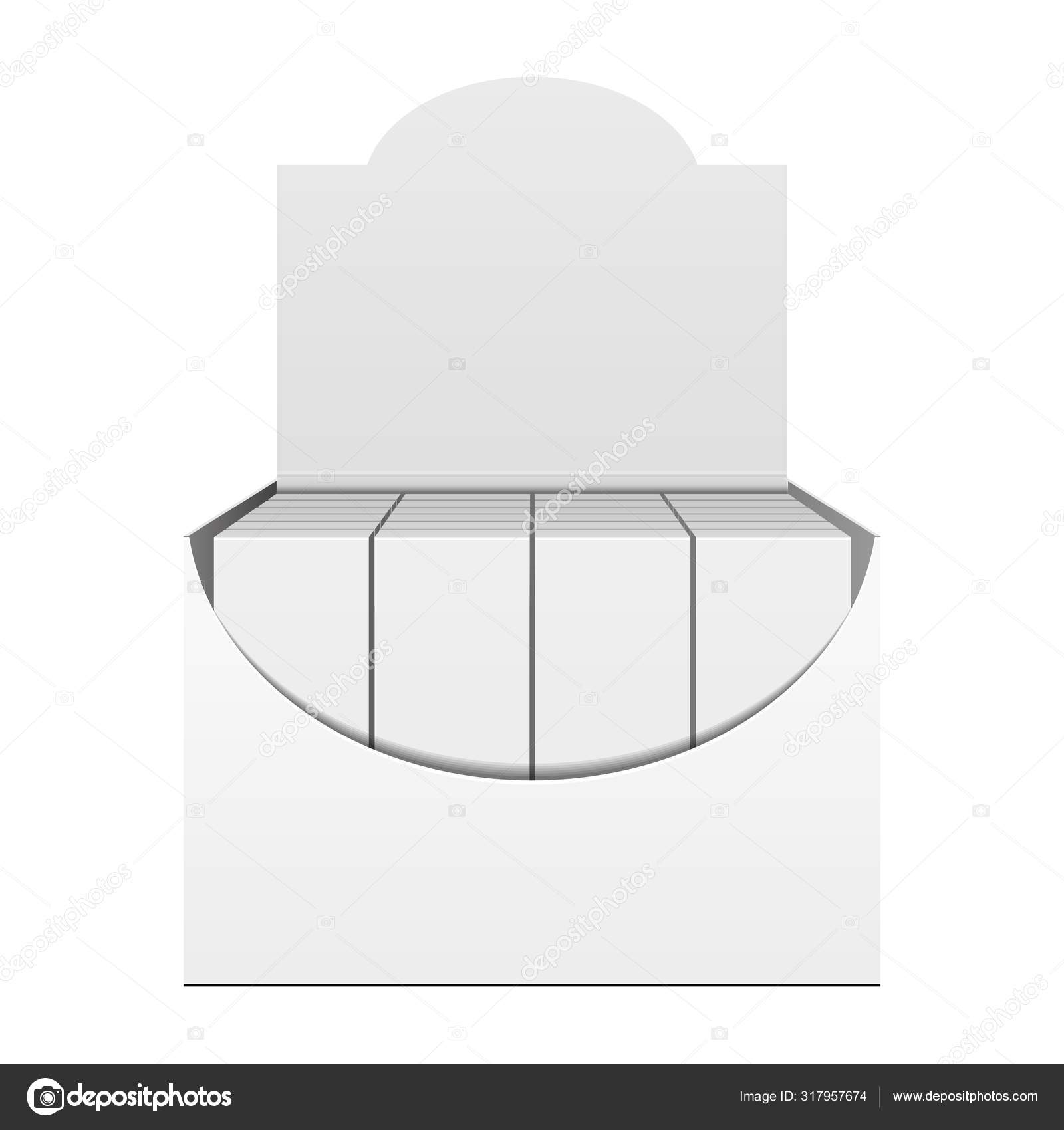 Mockup Display Holder Box Cardboard Filled Blank With Package Gift Square Pack Vitamins Cosmetic Perfume Chocolate Mock Up Template Products On White Background Isolated Mockup Packing Stock Vector Image By C Semenchenko