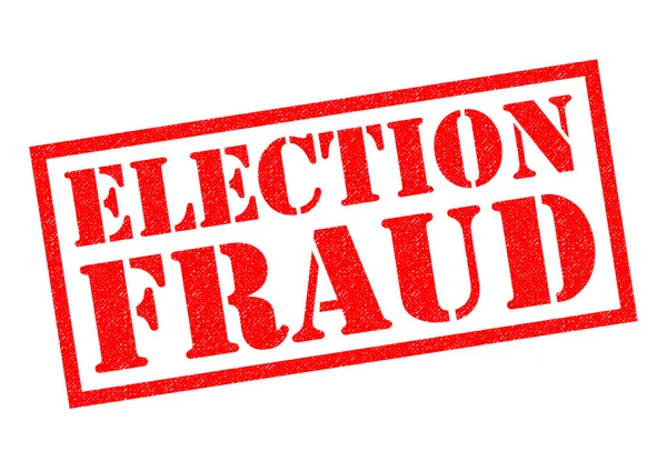 ELECTION FRAUD Rubber Stamp — Stock Photo, Image