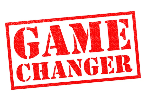 GAME CHANGER Rubber Stamp — Stock Photo, Image