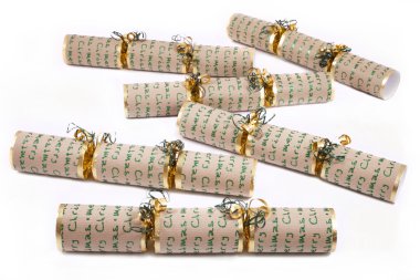 Traditional Christmas Crackers clipart