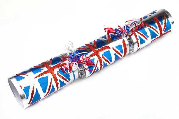 Union Flag Traditional Cracker — Stock Photo, Image