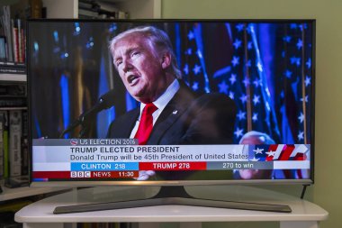 Trump başkanlığa seçildi.