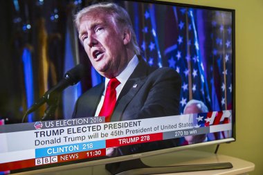 Trump başkanlığa seçildi.