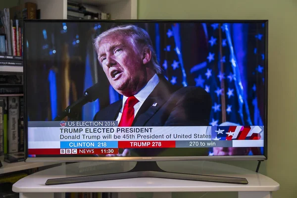 Trump başkanlığa seçildi.