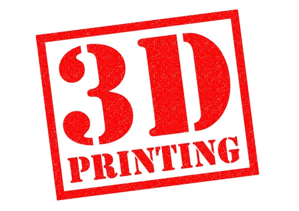 3D PRINTING gummistempel - Stock-foto