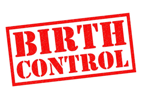 Sello de goma BIRTH CONTROL — Foto de Stock