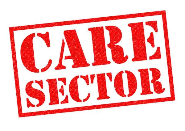CARE SECTOR Rubber Stamp — Stock Photo, Image