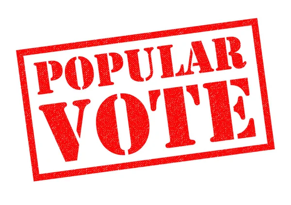 Populärt rösta gummistämpel — Stockfoto