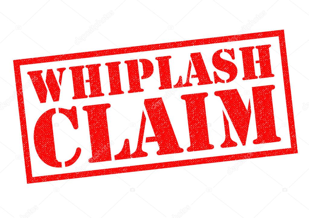 WHIPLASH CLAIM Rubber Stamp
