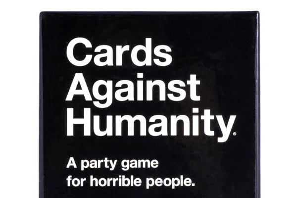 Karşı insanlık oyun kartları — Stok fotoğraf