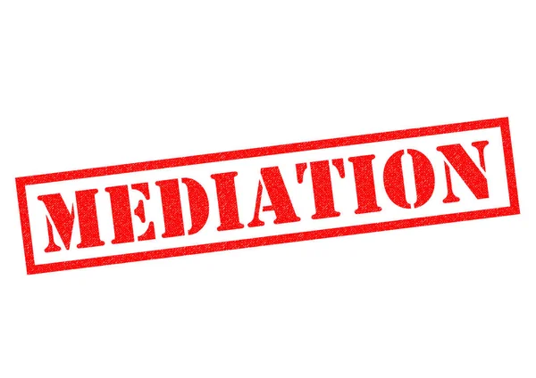 MEDIATION Timbre en caoutchouc — Photo