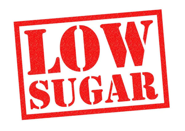 LOW SUGAR Rubber Stamp — Stock Photo, Image