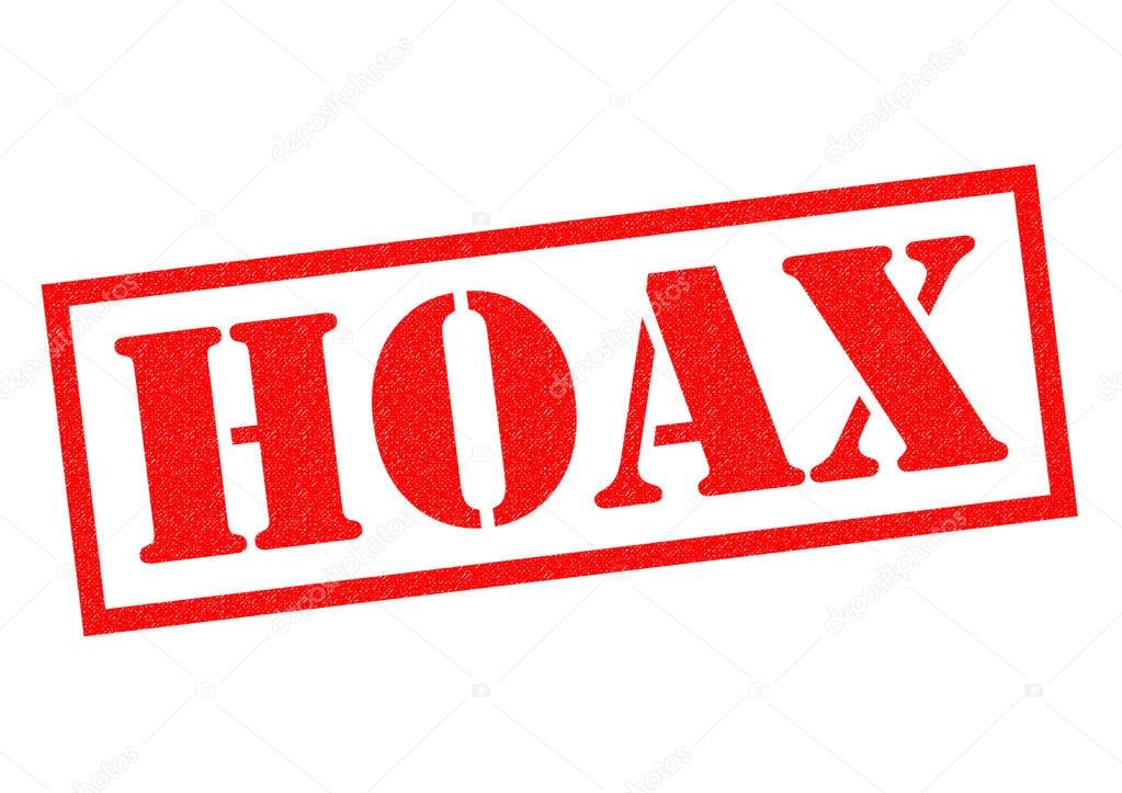 HOAX Rubber Stamp