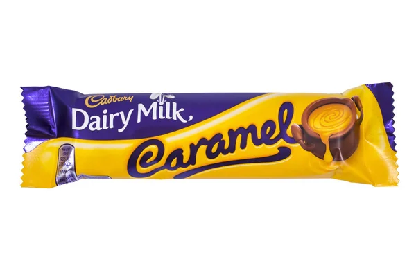 Cadbury Dairy Milk Caramel Chocolate Bar — Stock Photo, Image