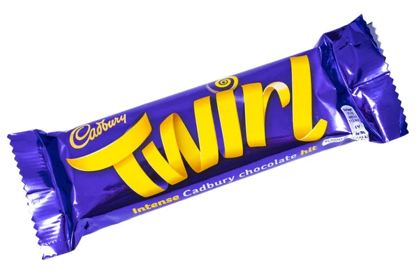 Barre de chocolat Cadbury Twirl — Photo