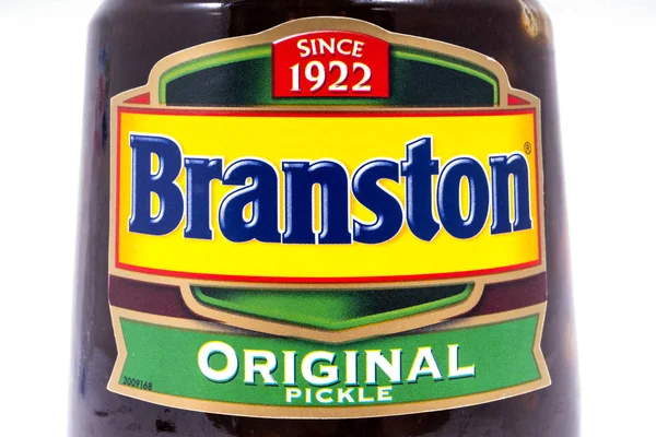Etiqueta de picareta de Branston — Fotografia de Stock