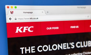 Kentucky Fried tavuk resmi web sitesi